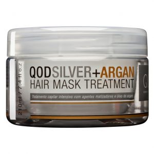 SILVER + ARGAN HAIR MASK 210G - QOD PRO